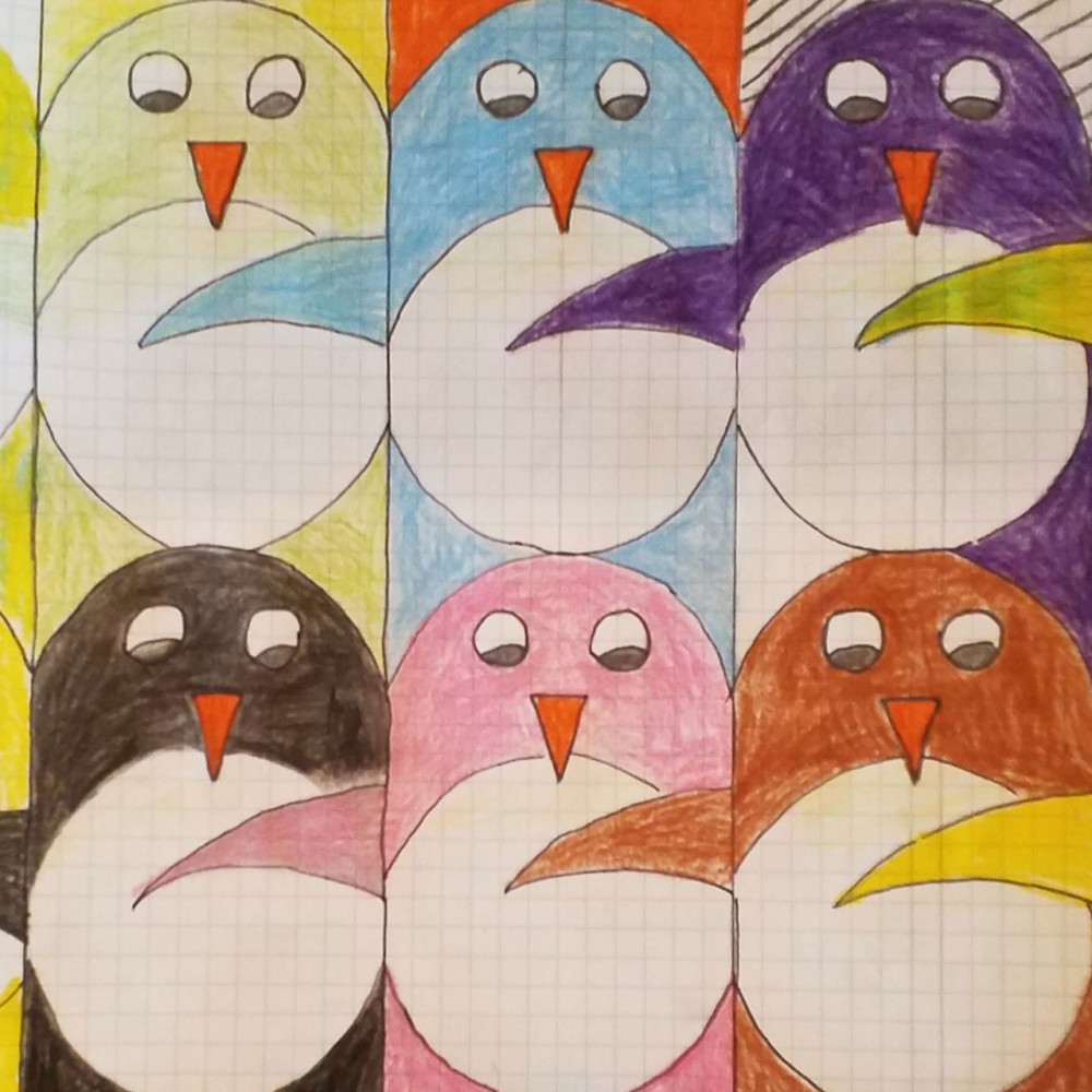 Schülerarbeiten zu M.C. Escher