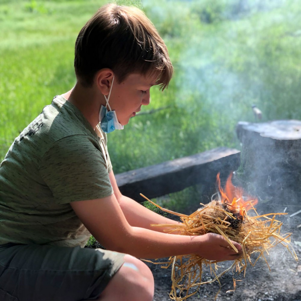 6a besucht „feurigen“ Workshop auf der Jugendfarm in Ingelheim