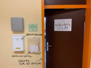 Unsere Türe ist offen