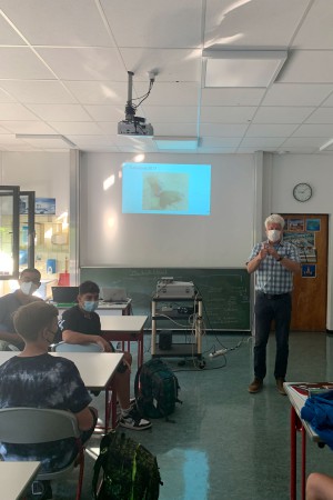 Herr Voigt besucht die Klasse 8c