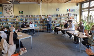 Siegerehrung beim Regionalwettbewerb durch den JD-Landeskoordinator Johannes Hilgart