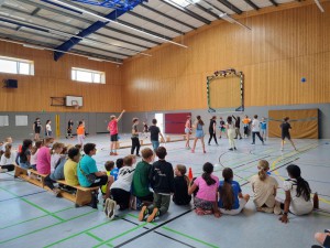 Die Spieler:innen in Aktion