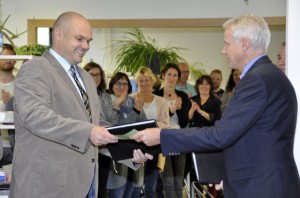 Die Übergabe der Bestellungsurkunde