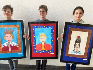 König Benjamin Bork, Prinz Alexander Straub und Prinzessin Mia Kneifel
