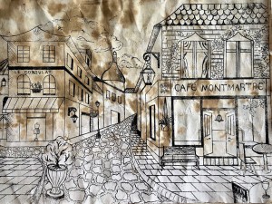 Café Montmatre in Paris