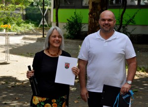 Judith Lüpke und Herr Dr. Frings